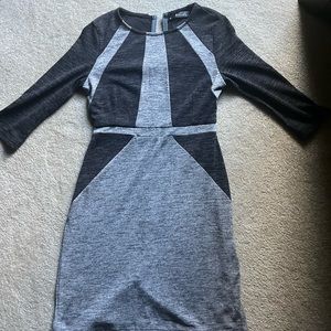 Dress.  Size small. Quarter sleeve. Gray and black.